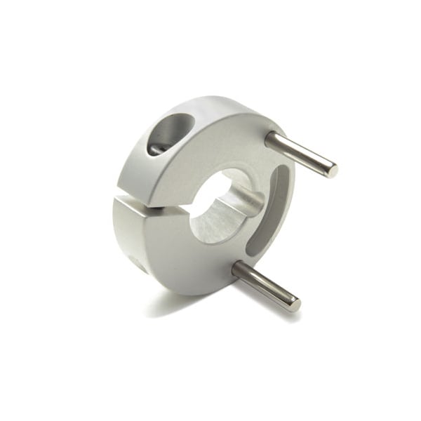 Ruland CntrlFlx Cplng Hub, Double, Bore 8mm, OD37.0mm, Aluminum, MCPRD37-8-A MCPRD37-8-A - main